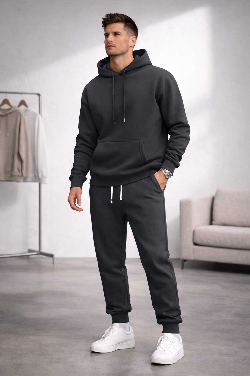 Studio Men Two Piece Set Tracksuit