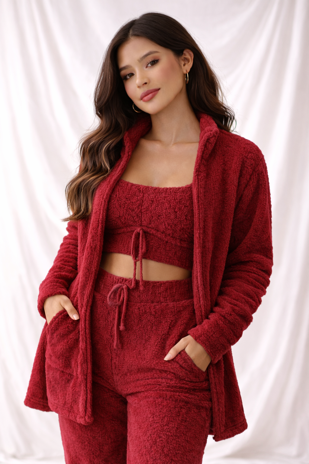 CozyGlow™ Luxe Fleece 3-Delige Lounge Set