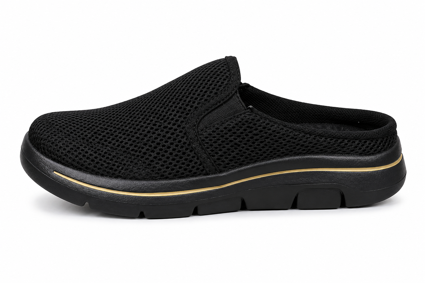 Heren Mesh Slippers - Lichtgewicht Instappers - Dempend Voetbed