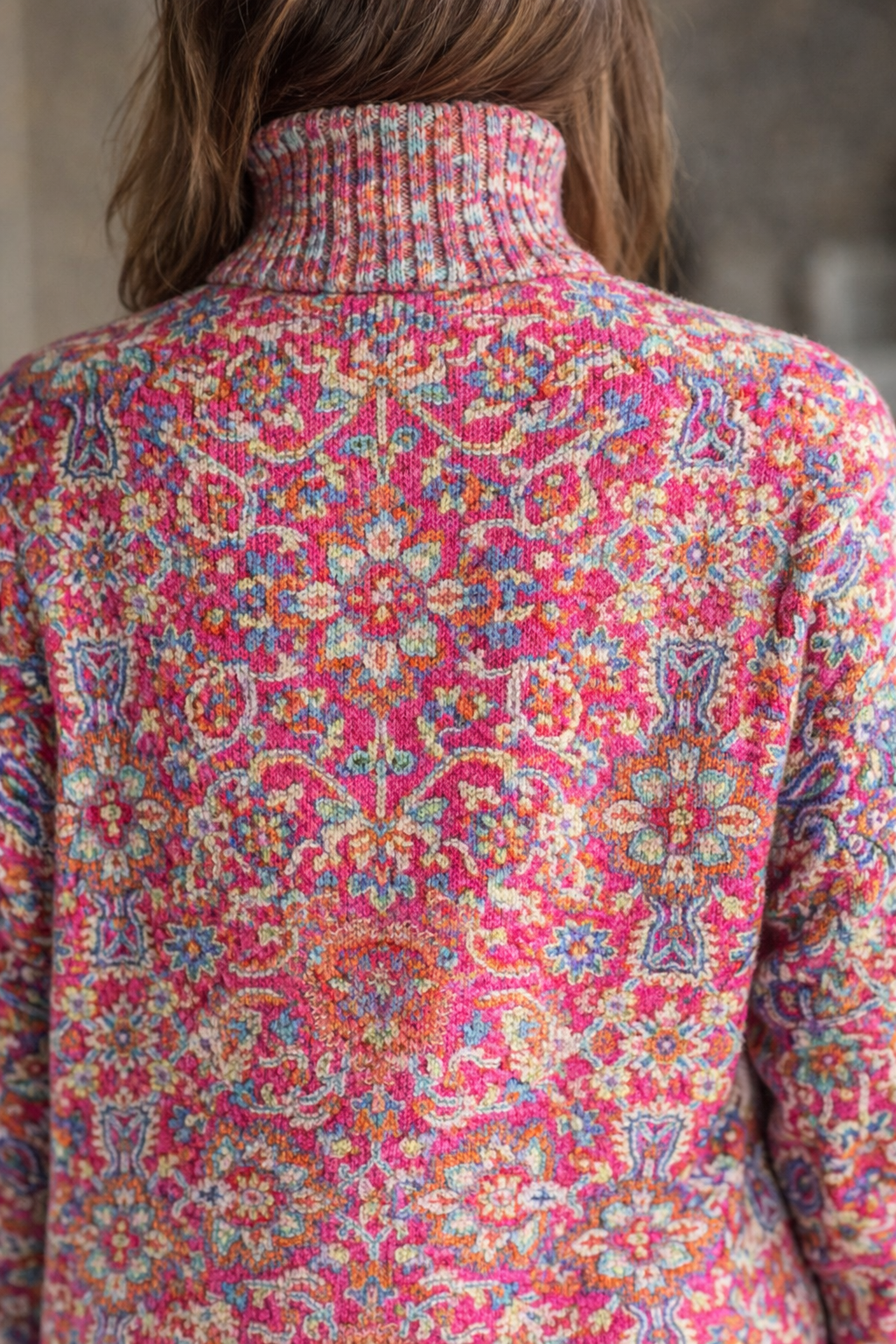 Annabelle | Maglione a Collo Alto Fantasia