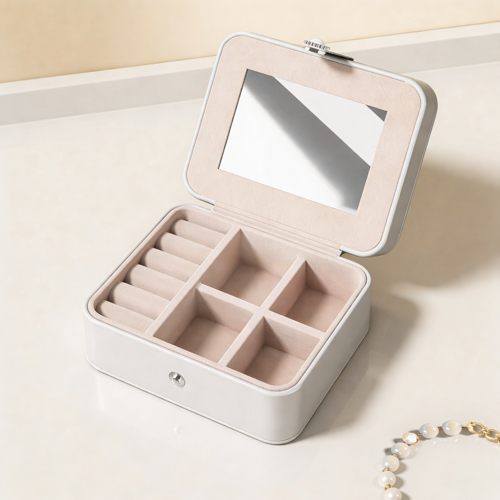 Scatola di Gioielli Premium con Specchio