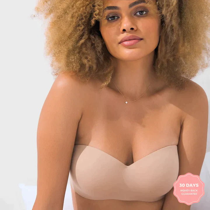 Stay Put Smoothing Strapless PushUp Bra