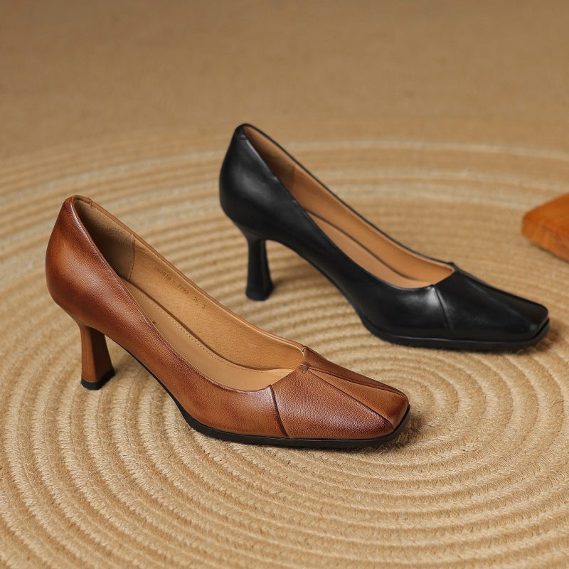 Marisol™ | Tacones de cuero elegantes