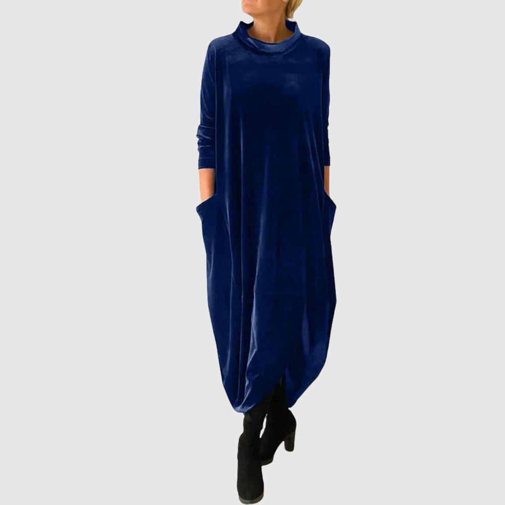 Zoé - Robe oversize à manches longues
