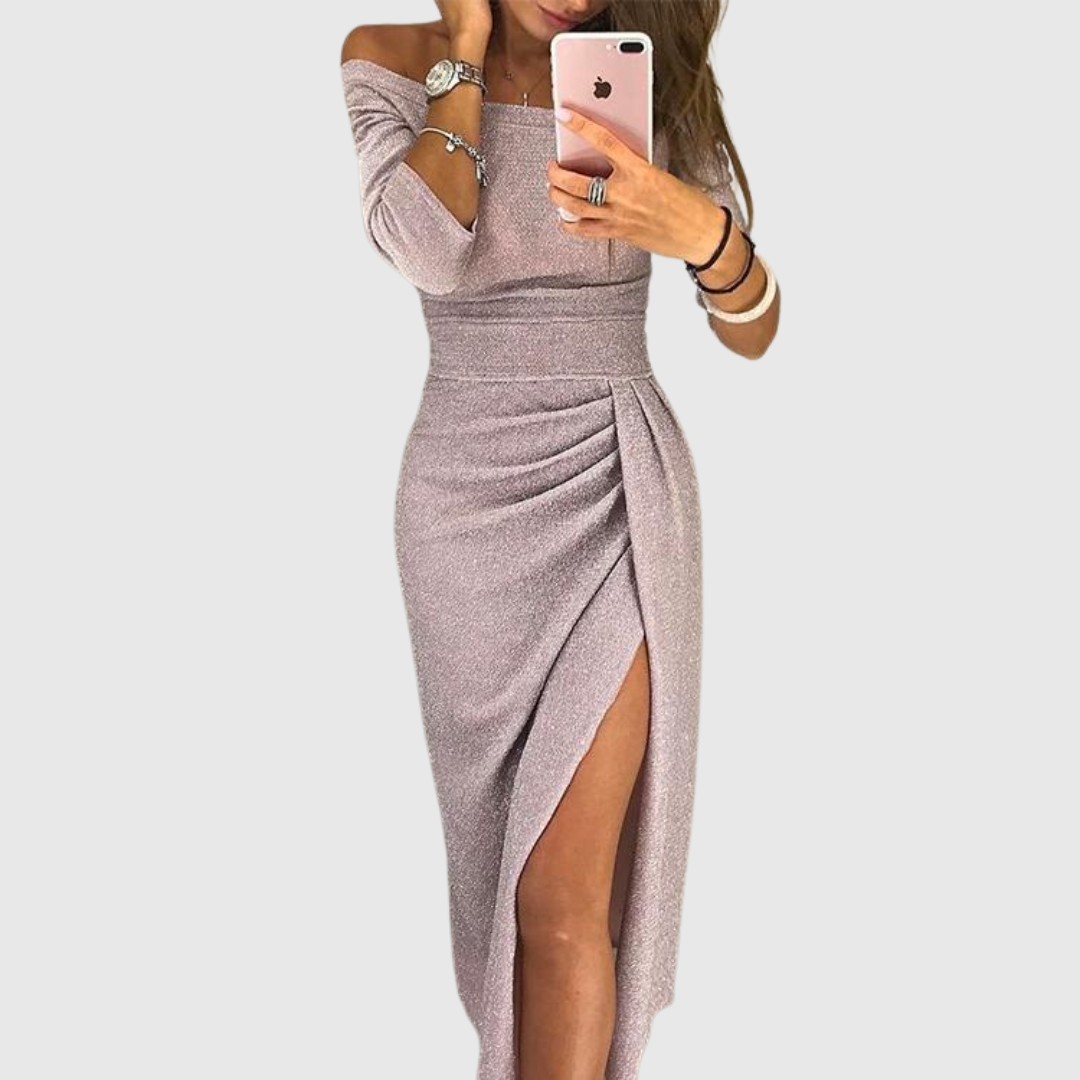 Elarienne | Chic ροή maxi φόρεμα με λαιμόκοψη halter