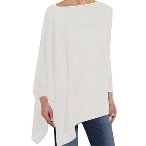 Chic Bluse med Lange Ærmer til Den Moderne Kvinde