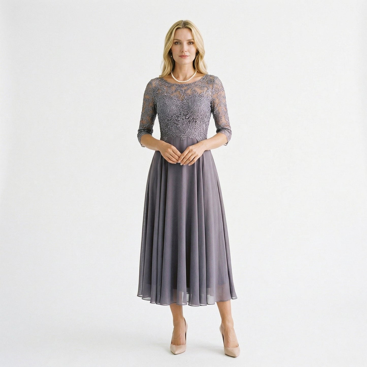 Elegant Lace Wedding Guest Dress for Formal Occasions