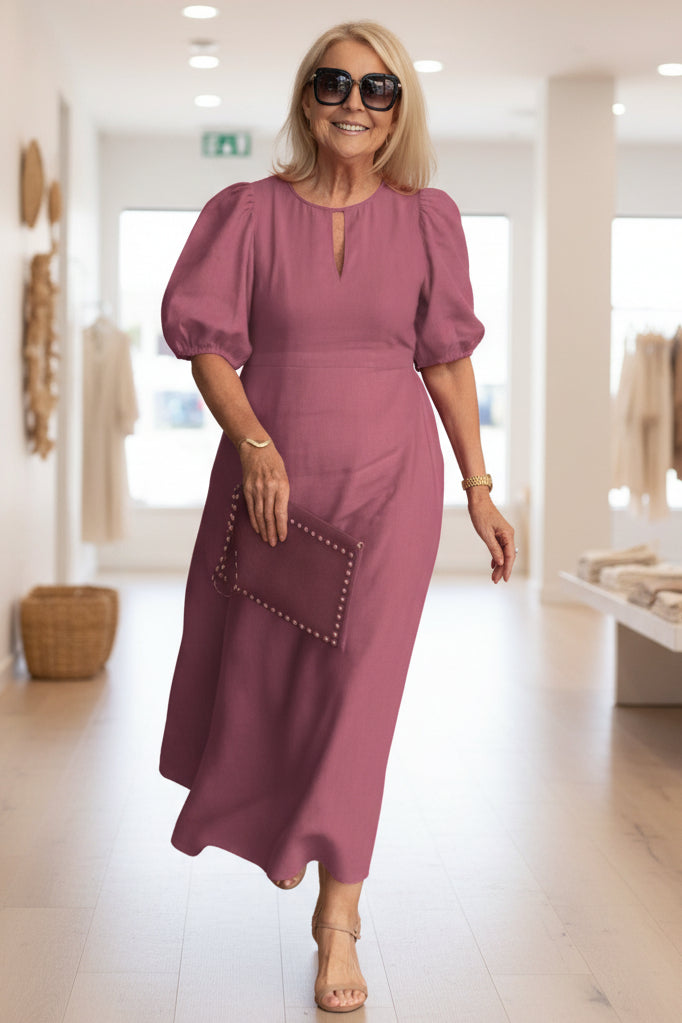 Robe Maxi Noire Élégante Femme – Tenue de Soirée Formelle