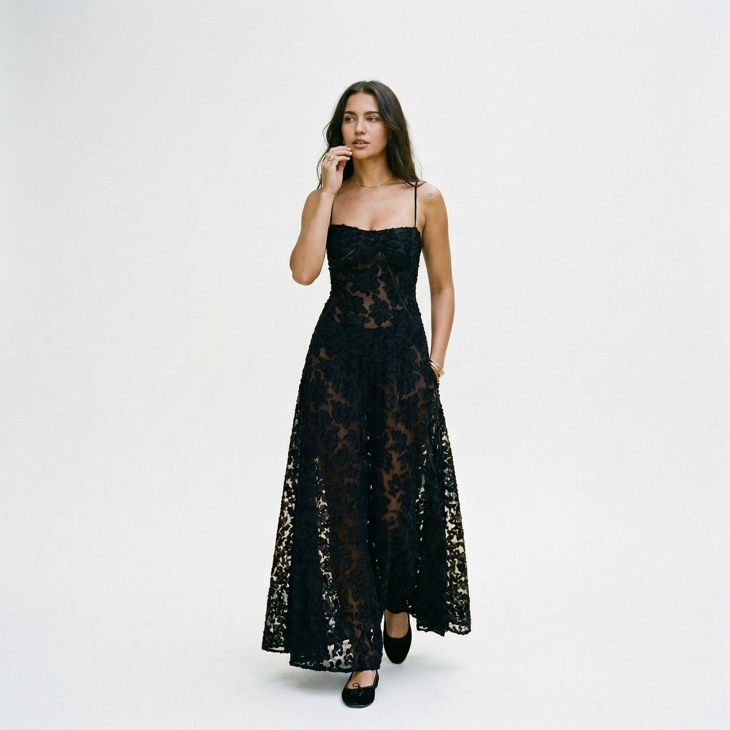 Floral Maxi Summer Dress for Wedding Guests