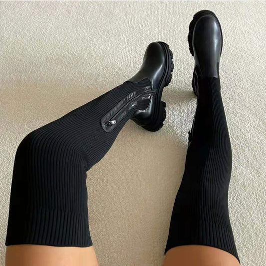 Stretchy Knit Boots™ (70% OFF)