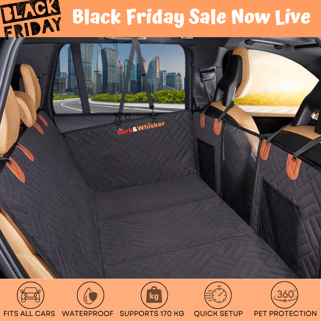 Bark Whisker - Premium Hard Bottom Dog Car Seat Protector