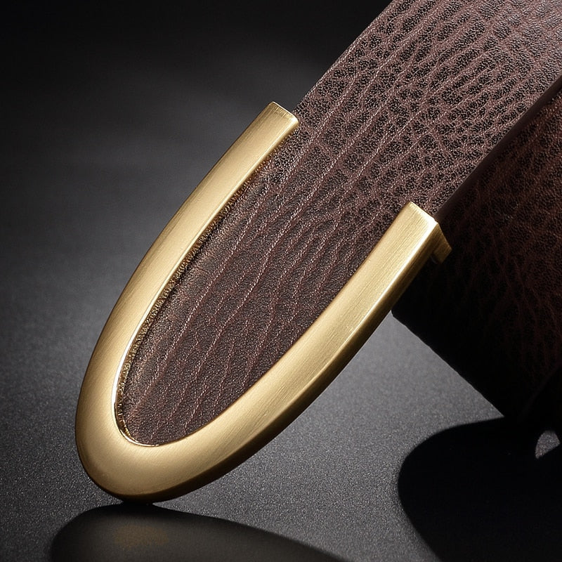 Noble Men's Genuine Cowhide Leather Belt