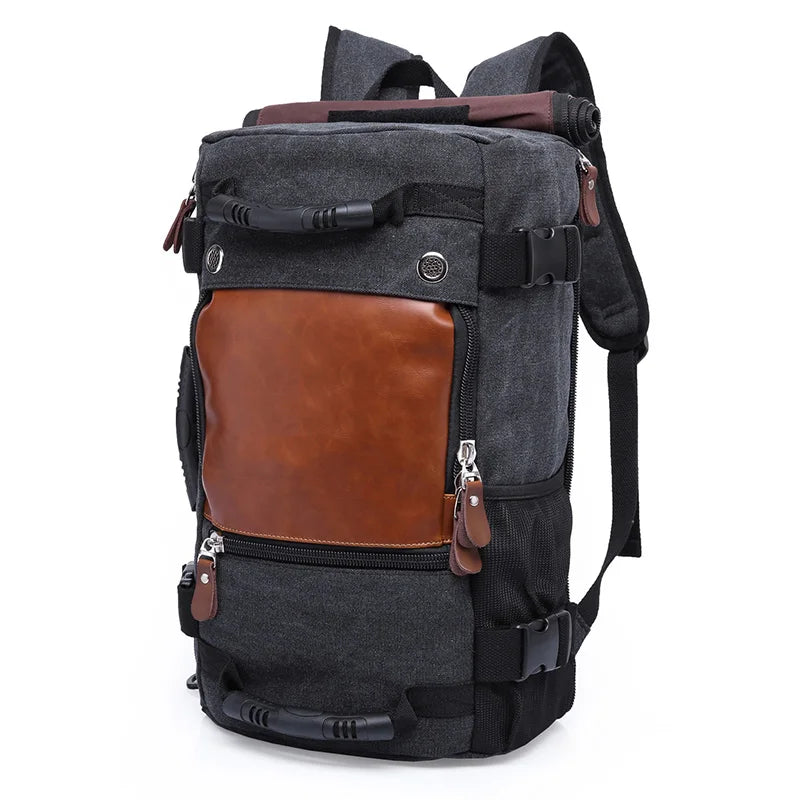 Journeyman Duffel Backpack – Waterproof, Spacious,  Timeless Appeal: Made for Adventures in the Forest, Beach, Airport,  Streets
