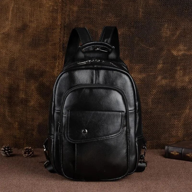 THE BULL Genuine Leather Multifunctional Backpack