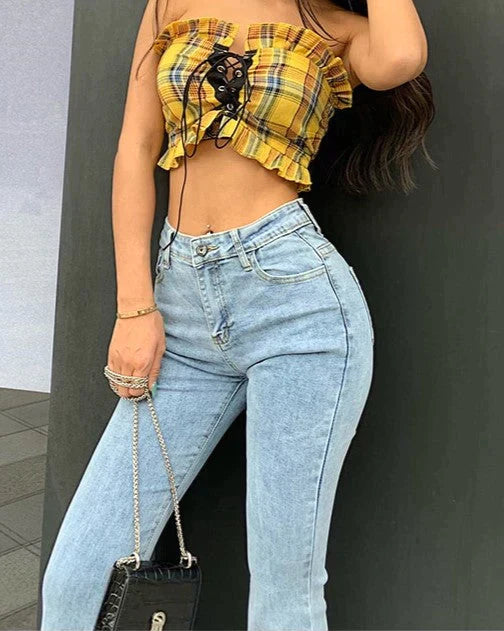 High Waist Booty Lifting Flared Jeans Non VIP Offer