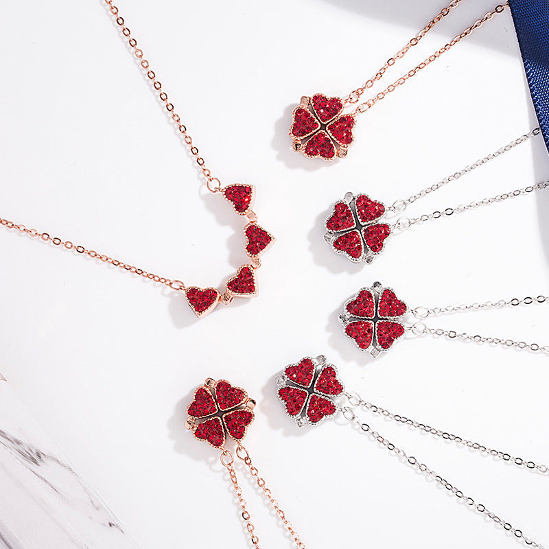 Four Leaf Love Necklace
