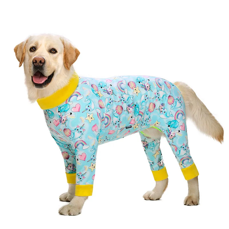 Ultra-Soft Jumpsuit - Full Belly Coverage for Medium to Large Dogs