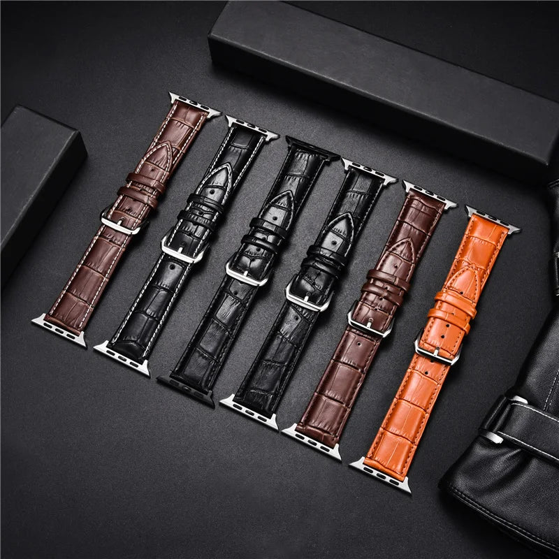 Crocolassi Band Collection for Apple Watch Series 1, 2, 3, 4, 5, 6, 7, 8, SE, Ultra 1 & 2 - Designed by JesseVance Milan