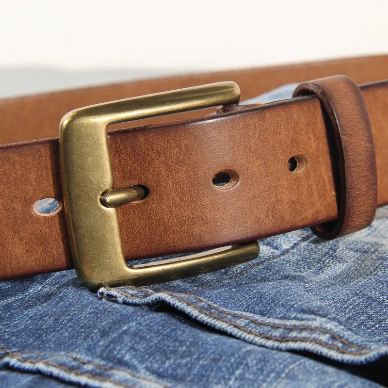 Cinturón Vintage Leather Belt