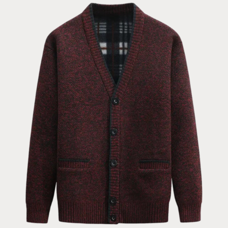 Claus | V-Ausschnitt Strickjacke für Herren