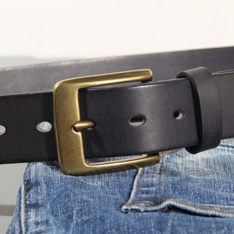 Cinturón Vintage Leather Belt