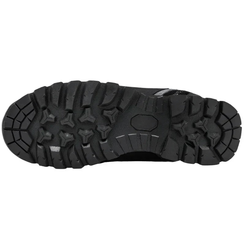 Men's Waterproof Hiking Boots - Lace-Up - Non-Slip Grip