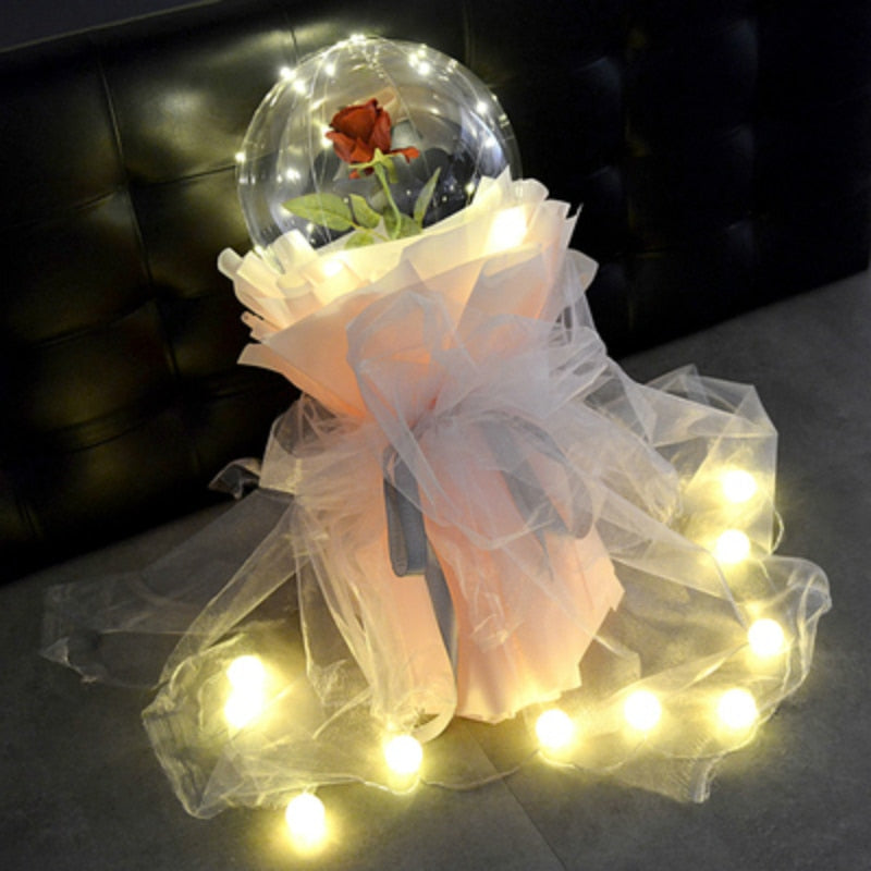 Nightly Wish Rose Balloon