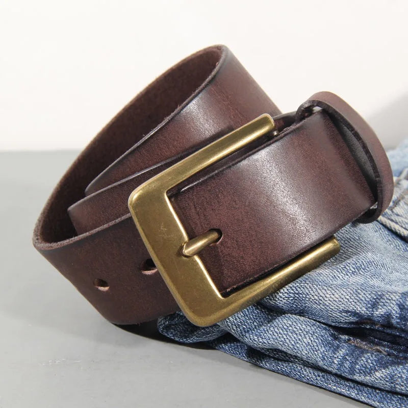 Cinturón Vintage Leather Belt