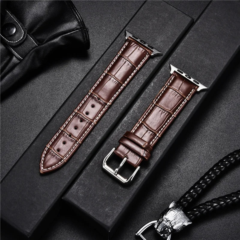 Crocolassi Band Collection for Apple Watch Series 1, 2, 3, 4, 5, 6, 7, 8, SE, Ultra 1 & 2 - Designed by JesseVance Milan
