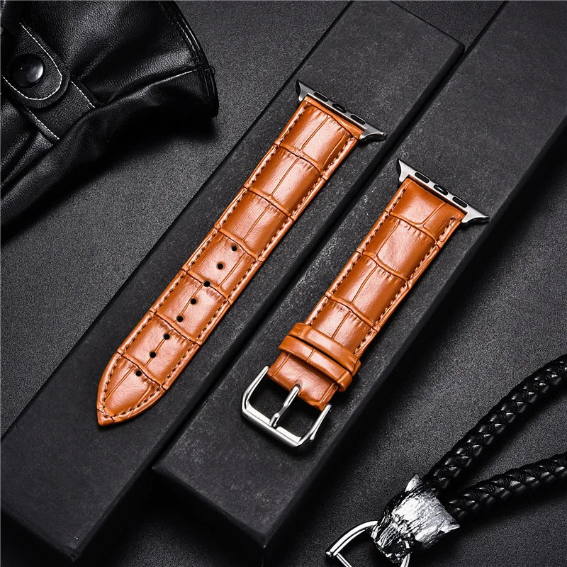 Crocolassi Band Collection for Apple Watch Series 1, 2, 3, 4, 5, 6, 7, 8, SE, Ultra 1 & 2 - Designed by JesseVance Milan