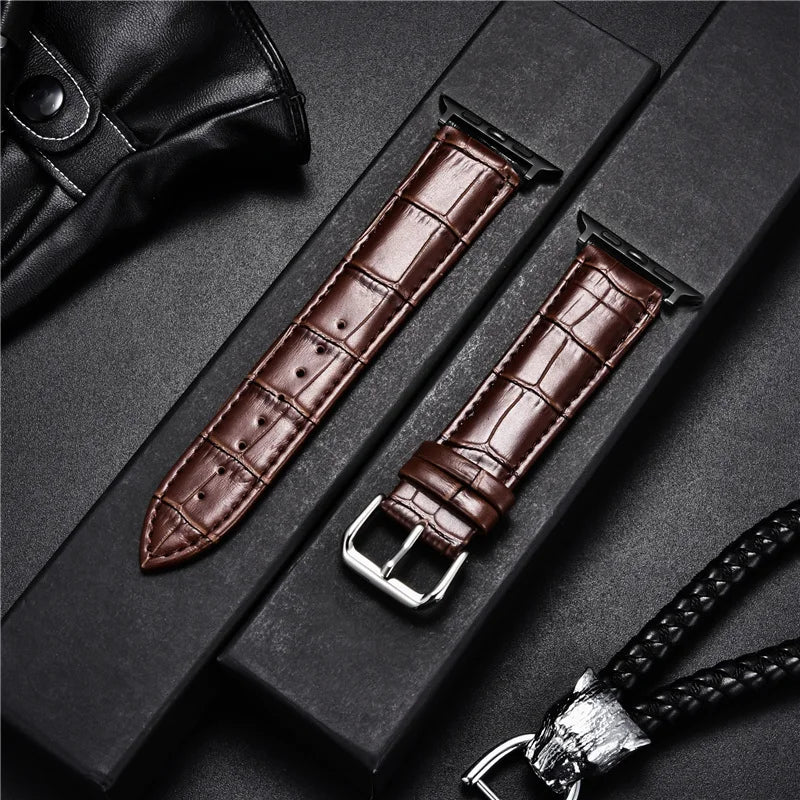 Crocolassi Band Collection for Apple Watch Series 1, 2, 3, 4, 5, 6, 7, 8, SE, Ultra 1 & 2 - Designed by JesseVance Milan