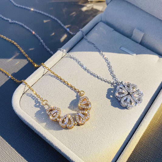 Four Leaf Clover Love Necklace