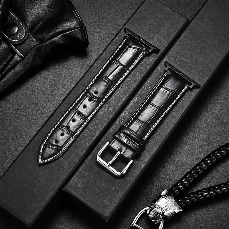 Crocolassi Band Collection for Apple Watch Series 1, 2, 3, 4, 5, 6, 7, 8, SE, Ultra 1 & 2 - Designed by JesseVance Milan