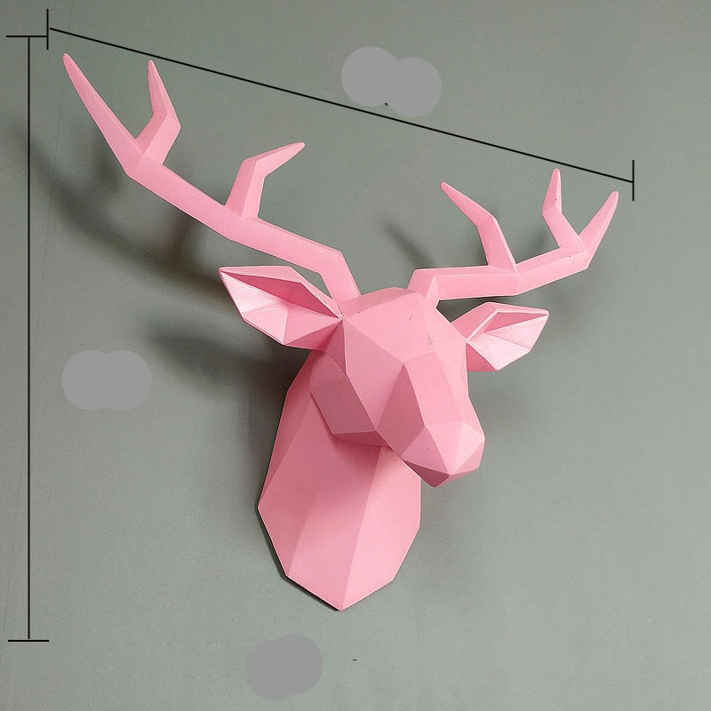 Figura jelenia 3D w nowoczesnym designie i unikalnej formie