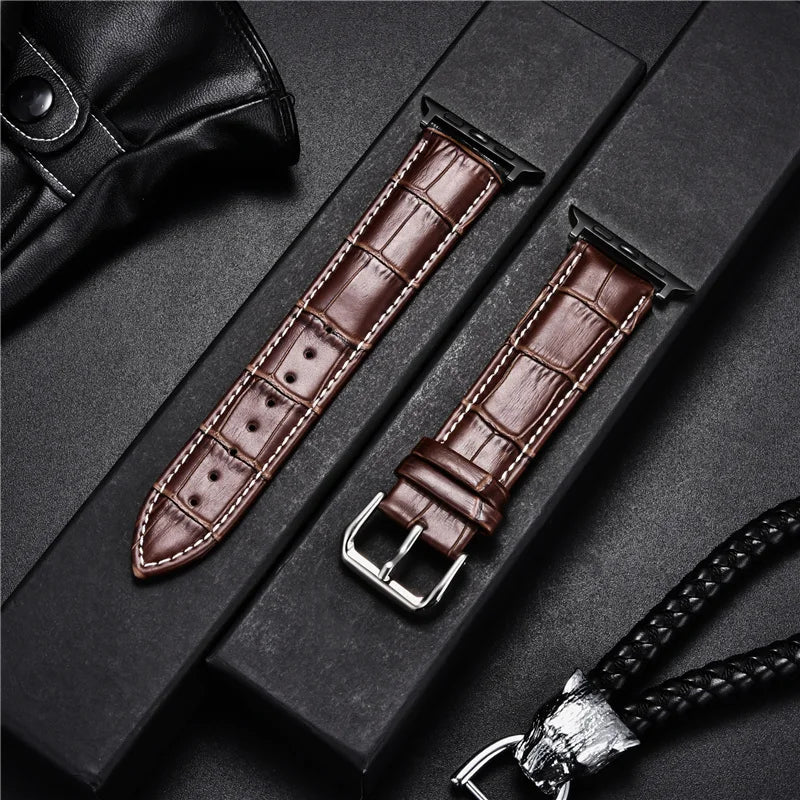 Crocolassi Band Collection for Apple Watch Series 1, 2, 3, 4, 5, 6, 7, 8, SE, Ultra 1 & 2 - Designed by JesseVance Milan
