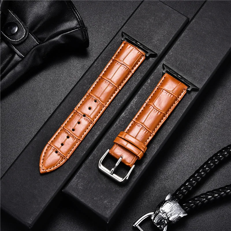 Crocolassi Band Collection for Apple Watch Series 1, 2, 3, 4, 5, 6, 7, 8, SE, Ultra 1 & 2 - Designed by JesseVance Milan