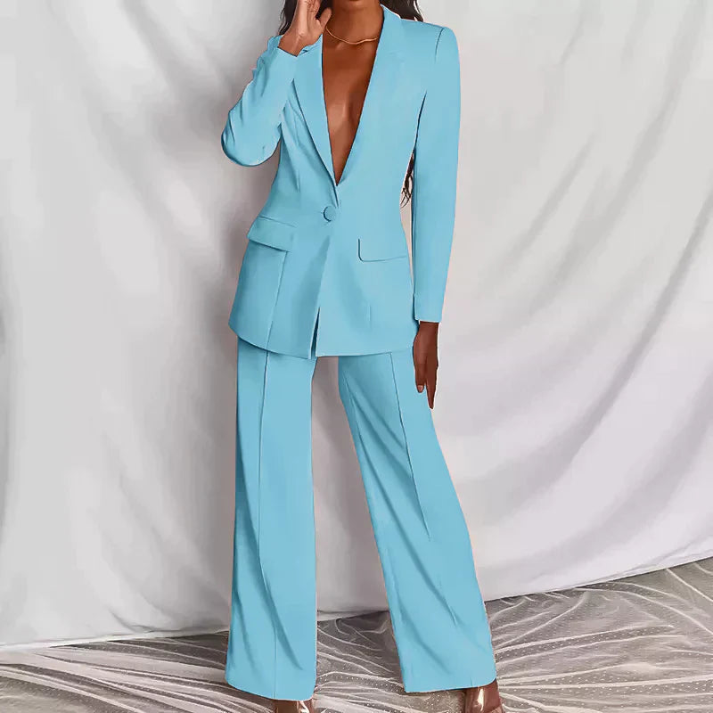 Jesika - Stylish set consisting of an elegant blazer and trousers