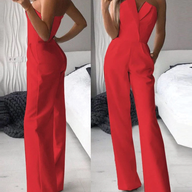 Elena - Eleganter Jumpsuit ohne Ärmel