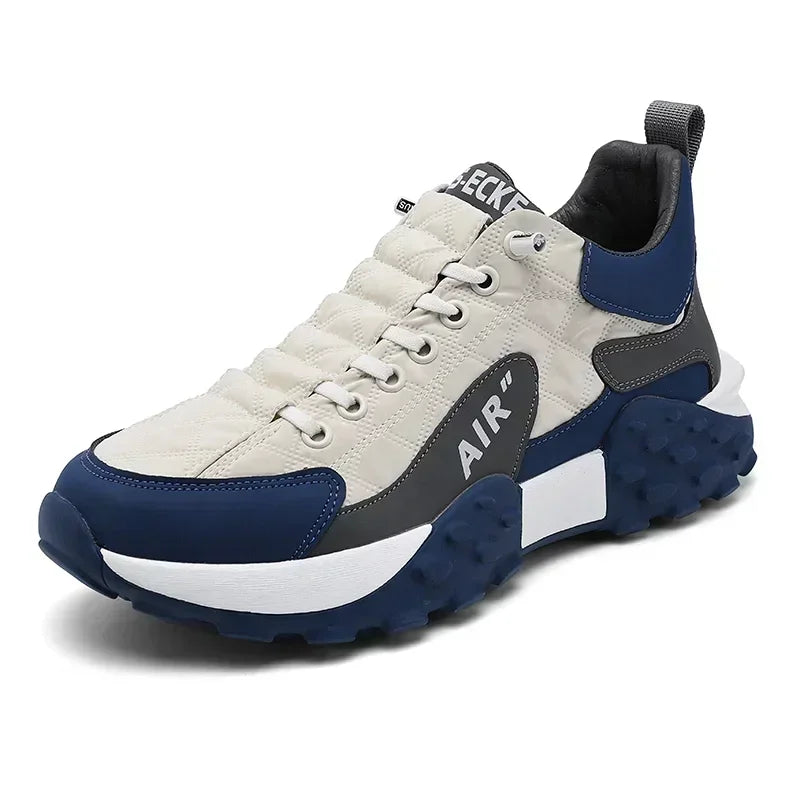 Men’s Chunky Sneakers Textured Sole Panelled Street Design