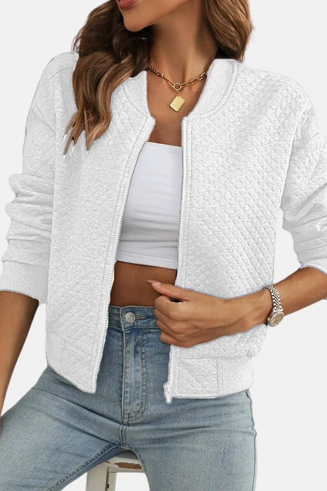 Kiana – Short Padded Bomber Jacket for Women
