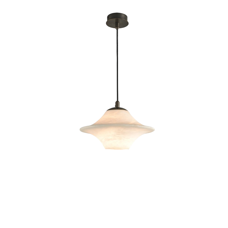 Lampa Wisząca z Naturalnego Marmuru do Jadalni i Kuchni – Nowoczesny Design z Regulowaną Wysokością i Miękkim Światłem LED 4