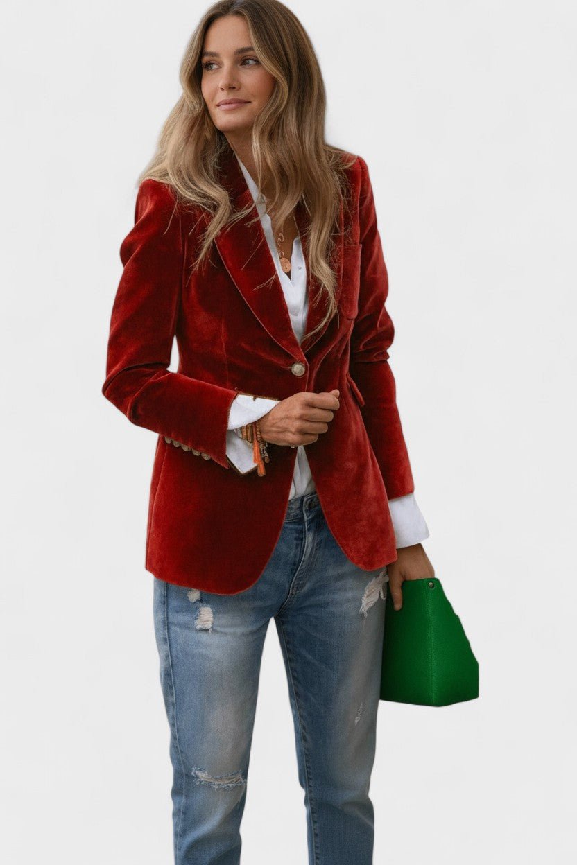 Elegant Blazer med Moderne Snit til Enhver Anledning