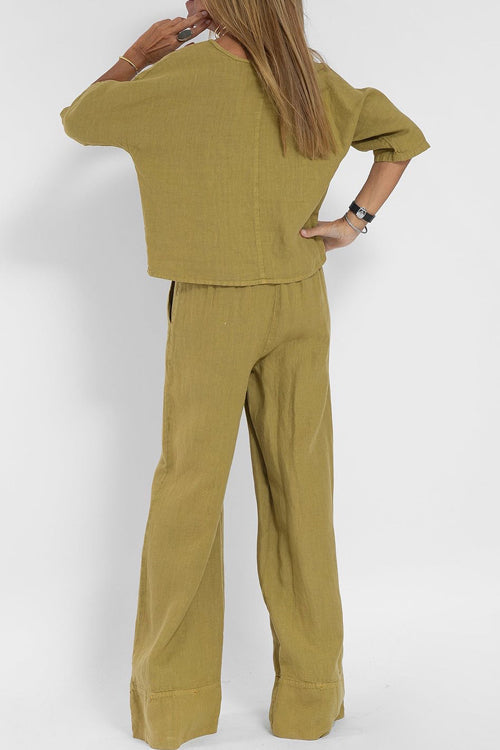Soraya – Linen Summer Co Ord Set