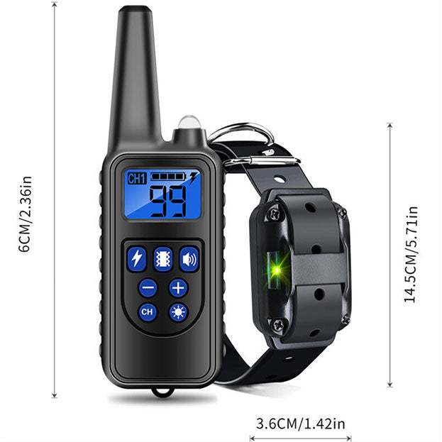 Luxora Rechargeable Waterproof Dog Training Collar with Remote, Multi-Mode Shock and Vibration 5