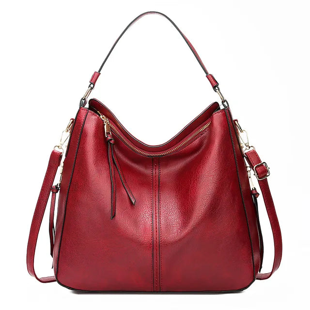 Grand sac en cuir de style vintage