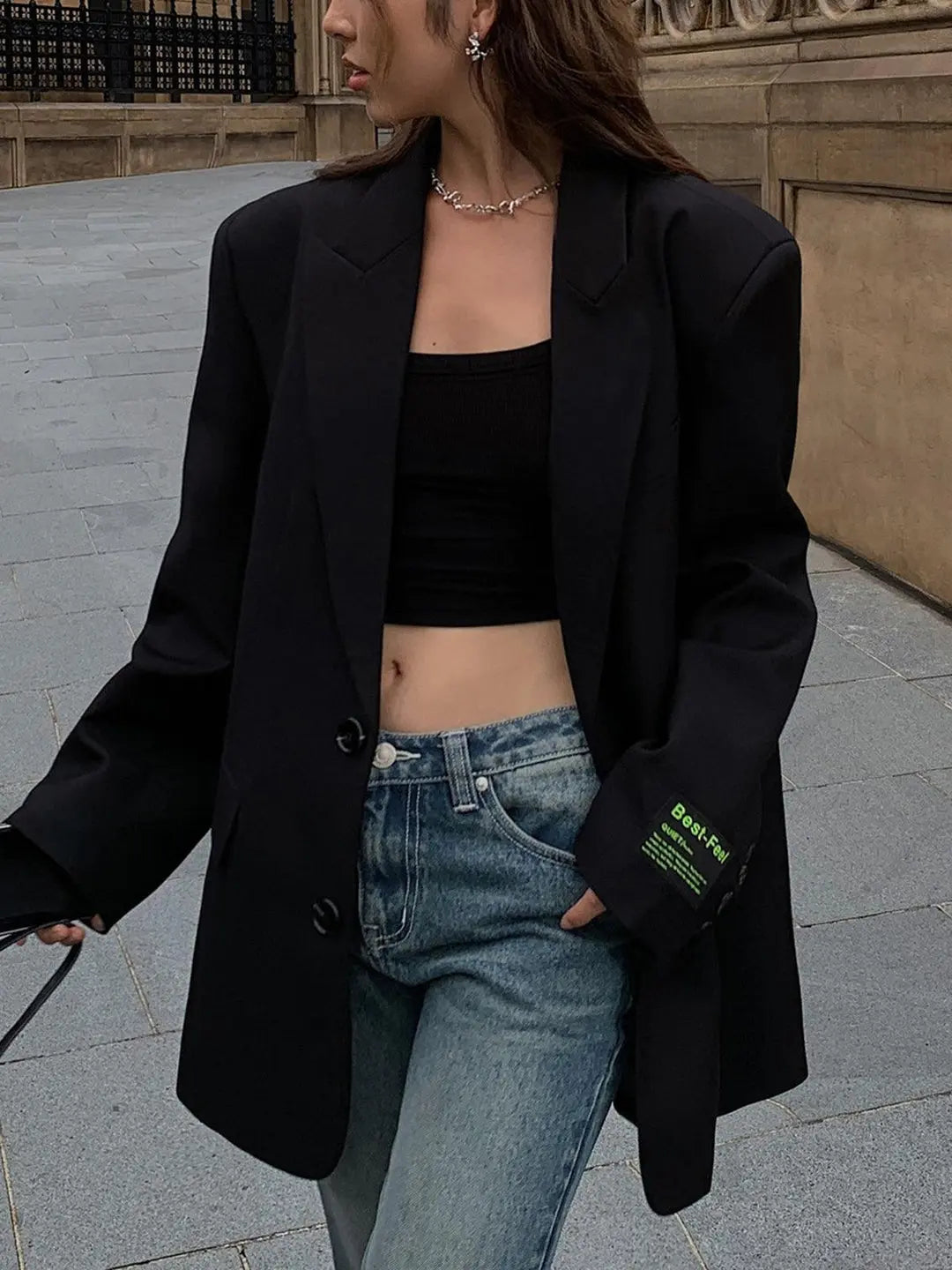 Gwen | Oversized Blazer with Lapel Detail