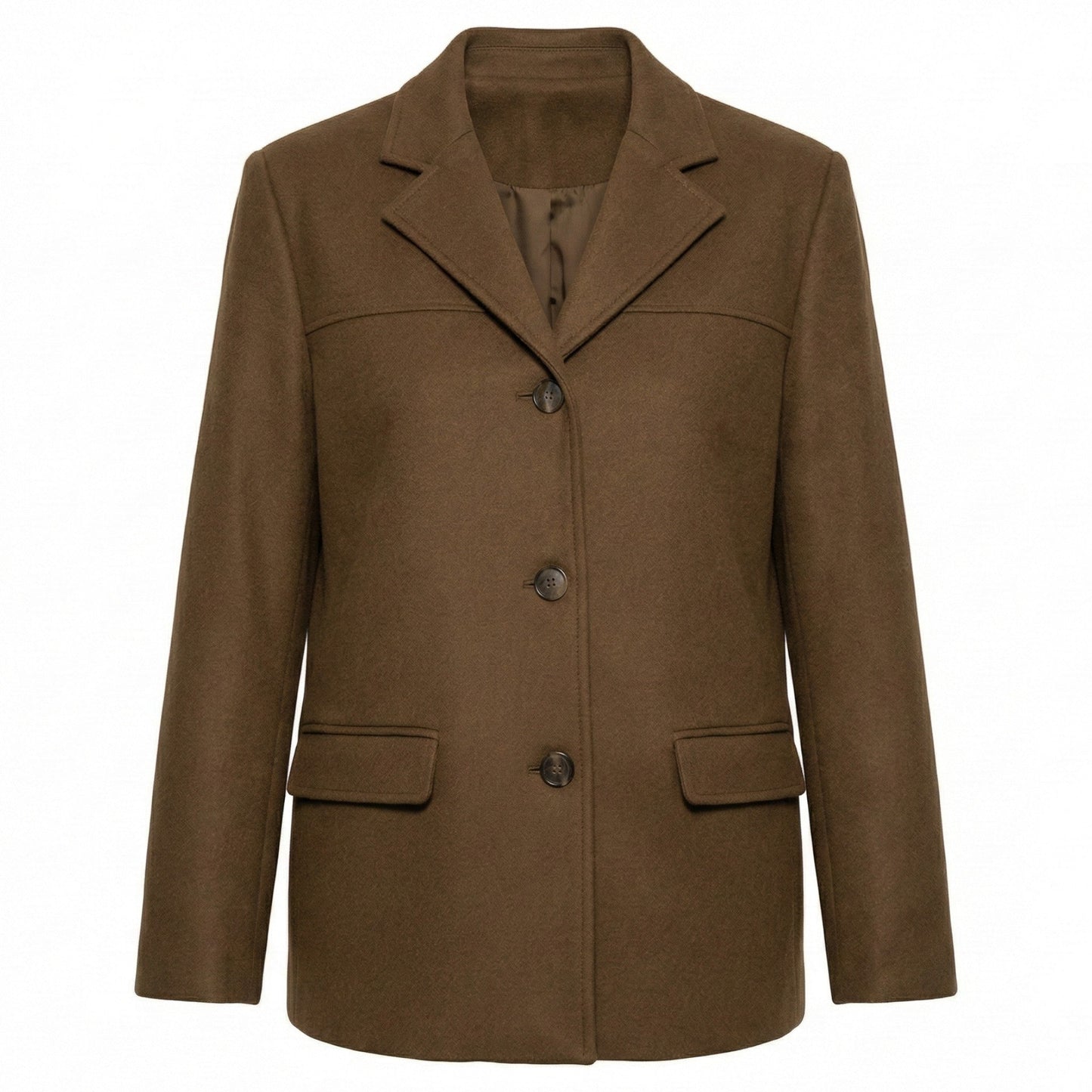 Loretta | Suede Blazer with Button Front