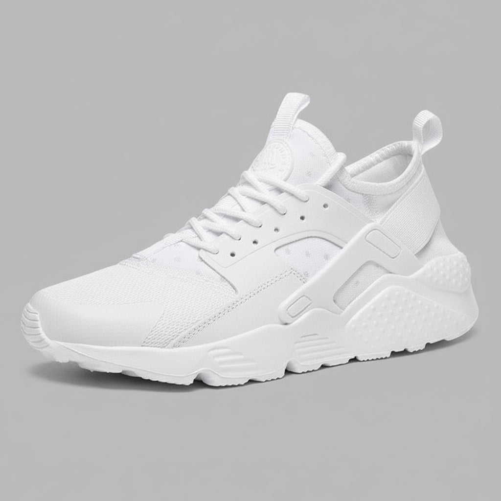 Men's Low Top Sneakers with Rounded Toe and