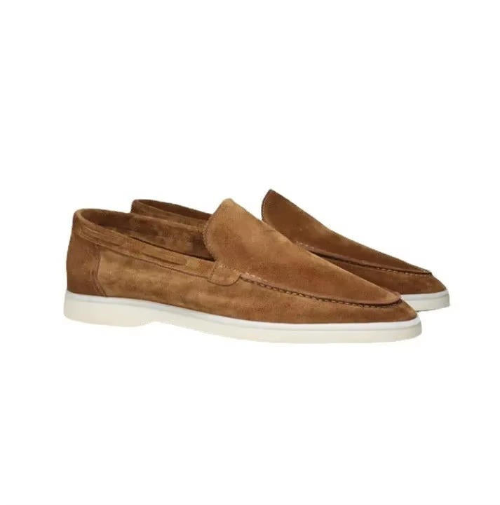 Maverick Mens Loafers | Frosted Suede, Slip-On Design 9