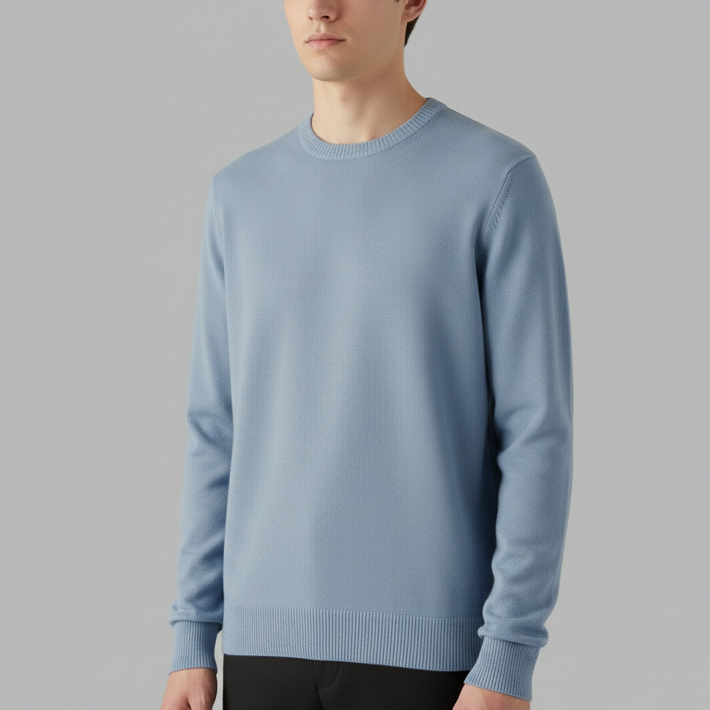 Men's Elegant Half Zip Sweater | Aelbehrung Collection
